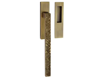 ARTWORK AS1102-P28-BGO - Brass pull handle for sliding doors by Fama International - view 2